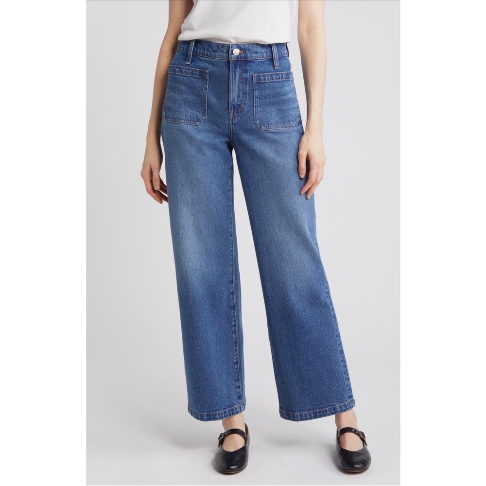 MADEWELL The Perfect Vintage Patch Pocket Wide-Leg Jeans 18W